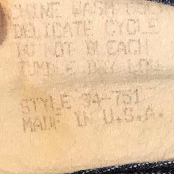 Katherine Haley Size Medium Vintage 1980’s Denim Midi Jumper-Leopard-FLAW - Picture 13 of 16